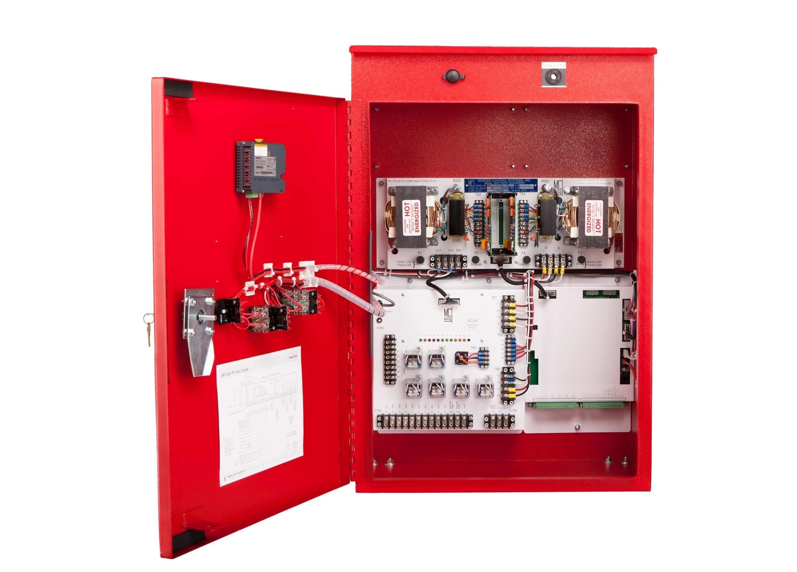 DMC Diesel Fire Pump Controller - Open Door